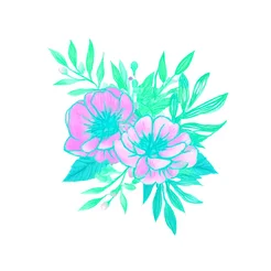 Free book club clipart neon blue and green design